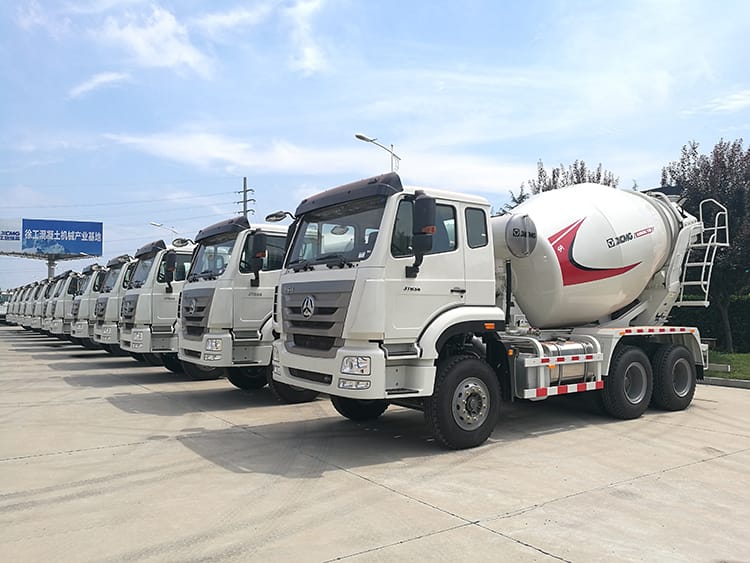 XCMG Official 10m3 Mobile Concrete Mixer Machine Truck G10K for Sale